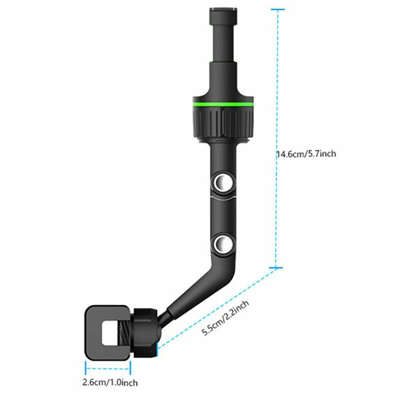 Universal Rearview Mirror Phone Mount - 360 Rotation, One-Hand Operation