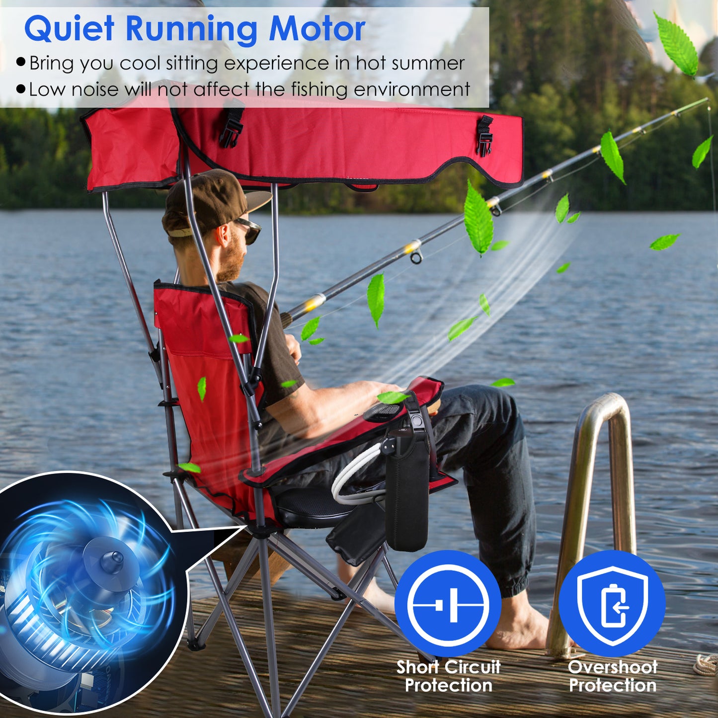 Water Cooling Ventilated Car Seat Cushion – 3-Speed USB Fan, 78°F Constant Temp