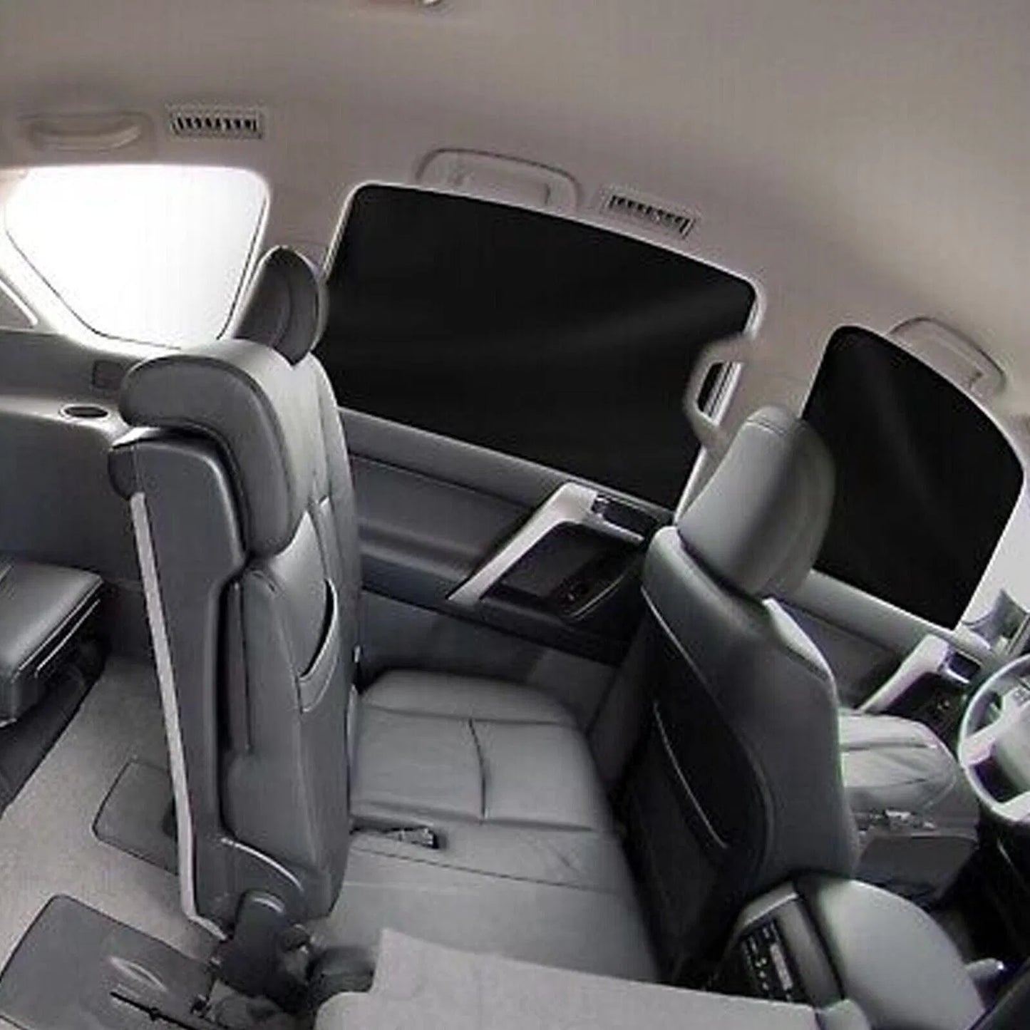 4-Pack Magnetic Car Window Sun Shades - UV Block, Privacy, Universal