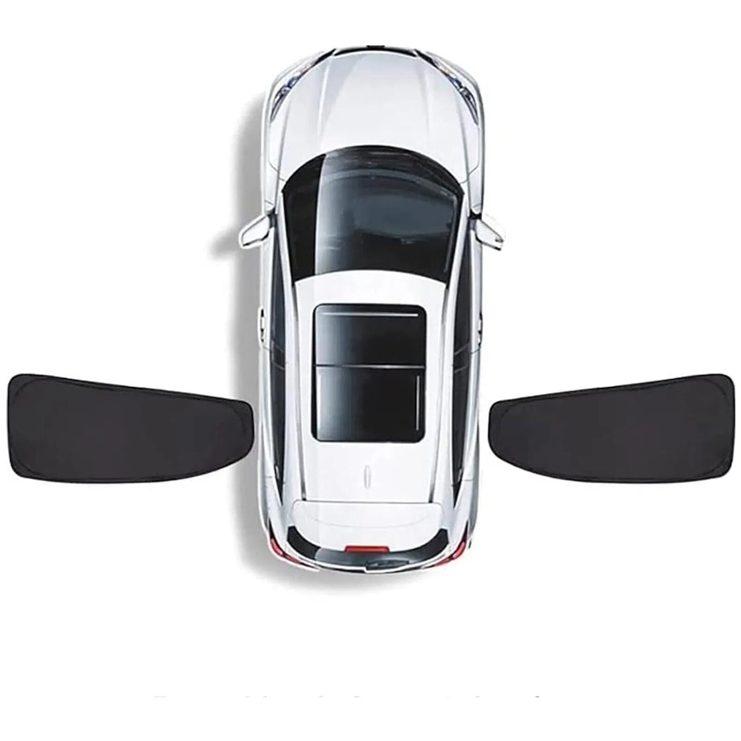 4-Pack Magnetic Car Window Sun Shades - UV Block, Privacy, Universal