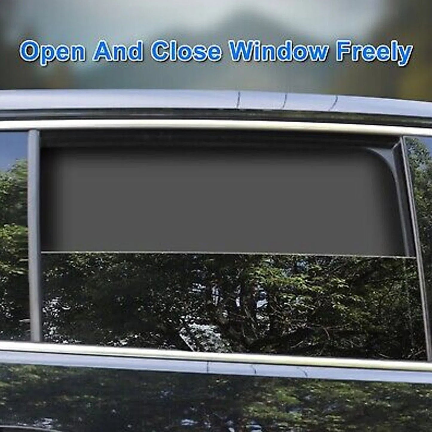 4-Pack Magnetic Car Window Sun Shades - UV Block, Privacy, Universal