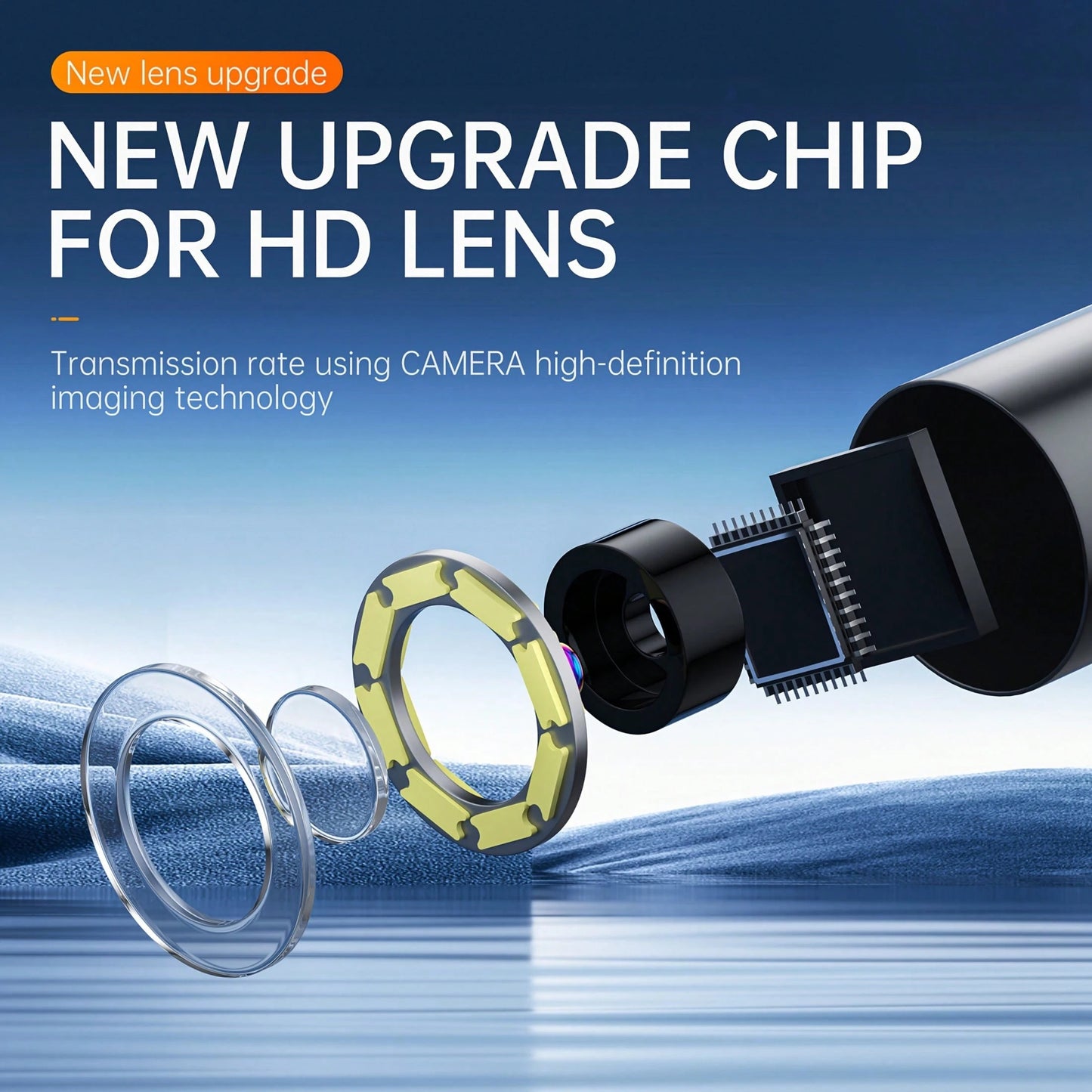 Professional Borescope Camera with 4.3 IPS Screen - HD 1080P