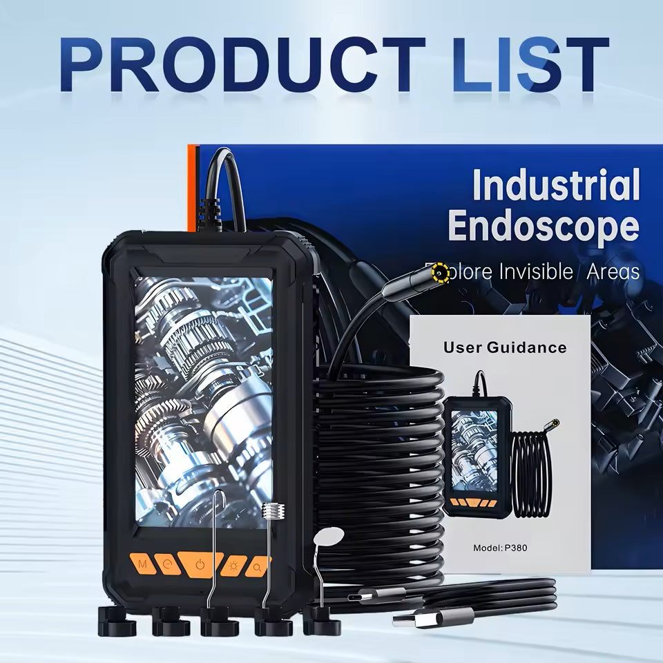 Professional Borescope Camera with 4.3 IPS Screen - HD 1080P