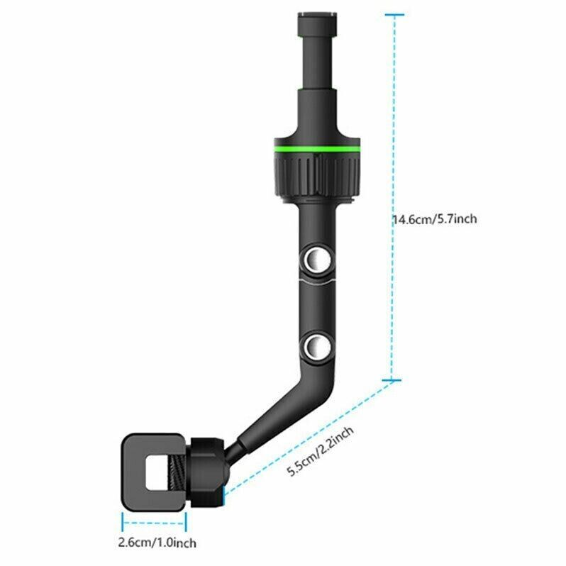 Universal Rearview Mirror Phone Mount - 360 Rotation, One-Hand Operation