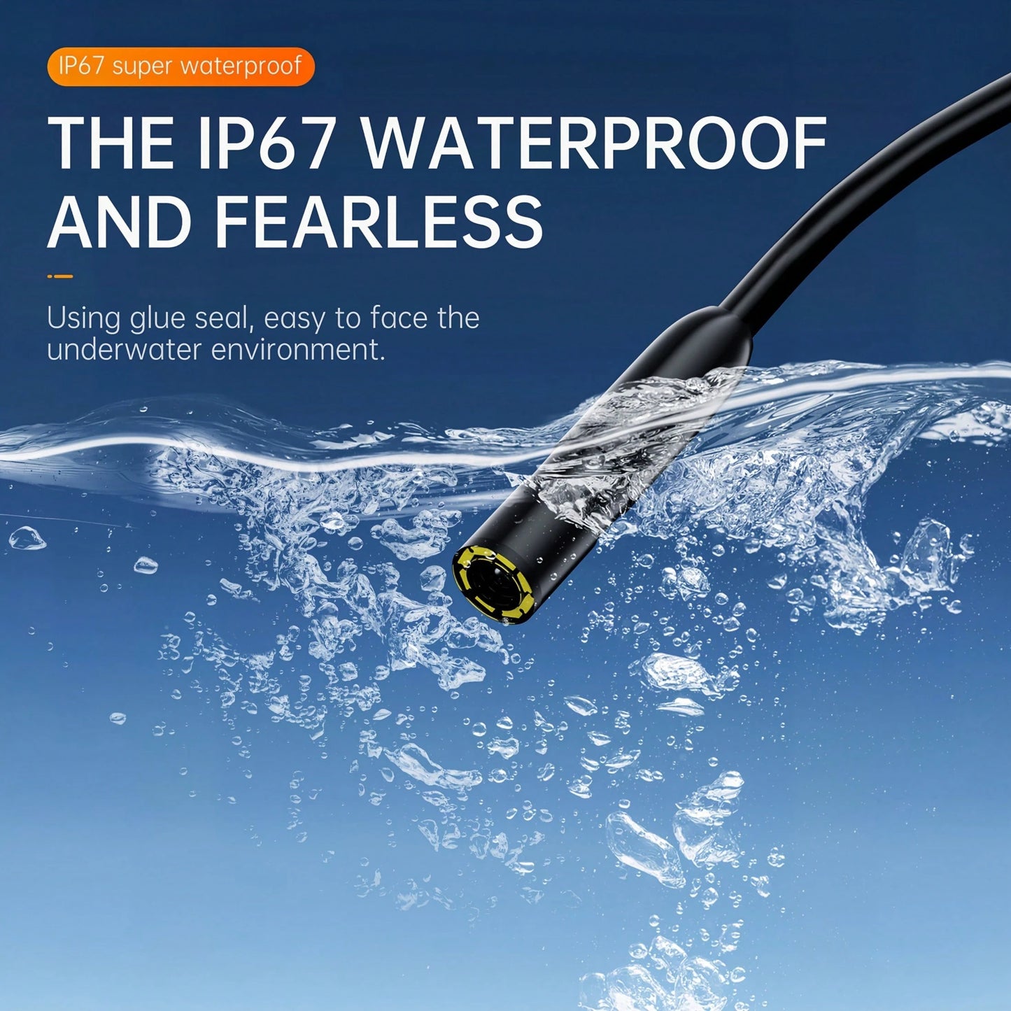 Professional Borescope Camera with 4.3 IPS Screen - HD 1080P
